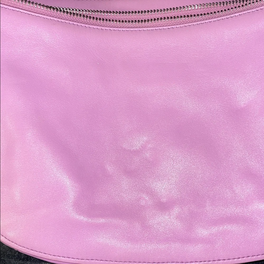 Coach Light Purple Leather Shoulder Bag - Picture 5 of 6